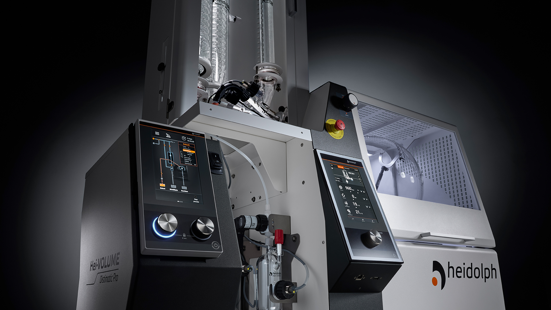 Hei-VAP Industrial with Hei-VOLUME Distimatic Pro