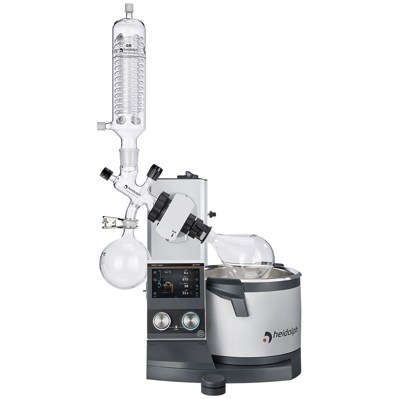 Hei-VAP Expert Control HL G6B / 회전증발농축기, 코팅 G6 수직 글래스웨어의 핸드 리프트 모델