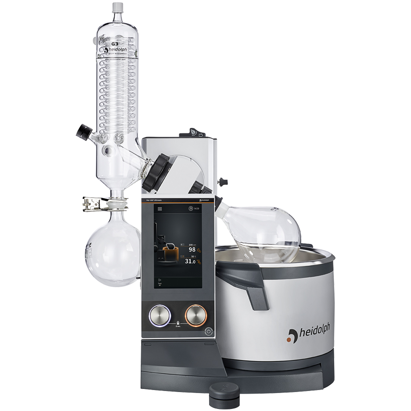 Hei-VAP Ultimate - modèle à levée manuelle à verrerie verticale G3