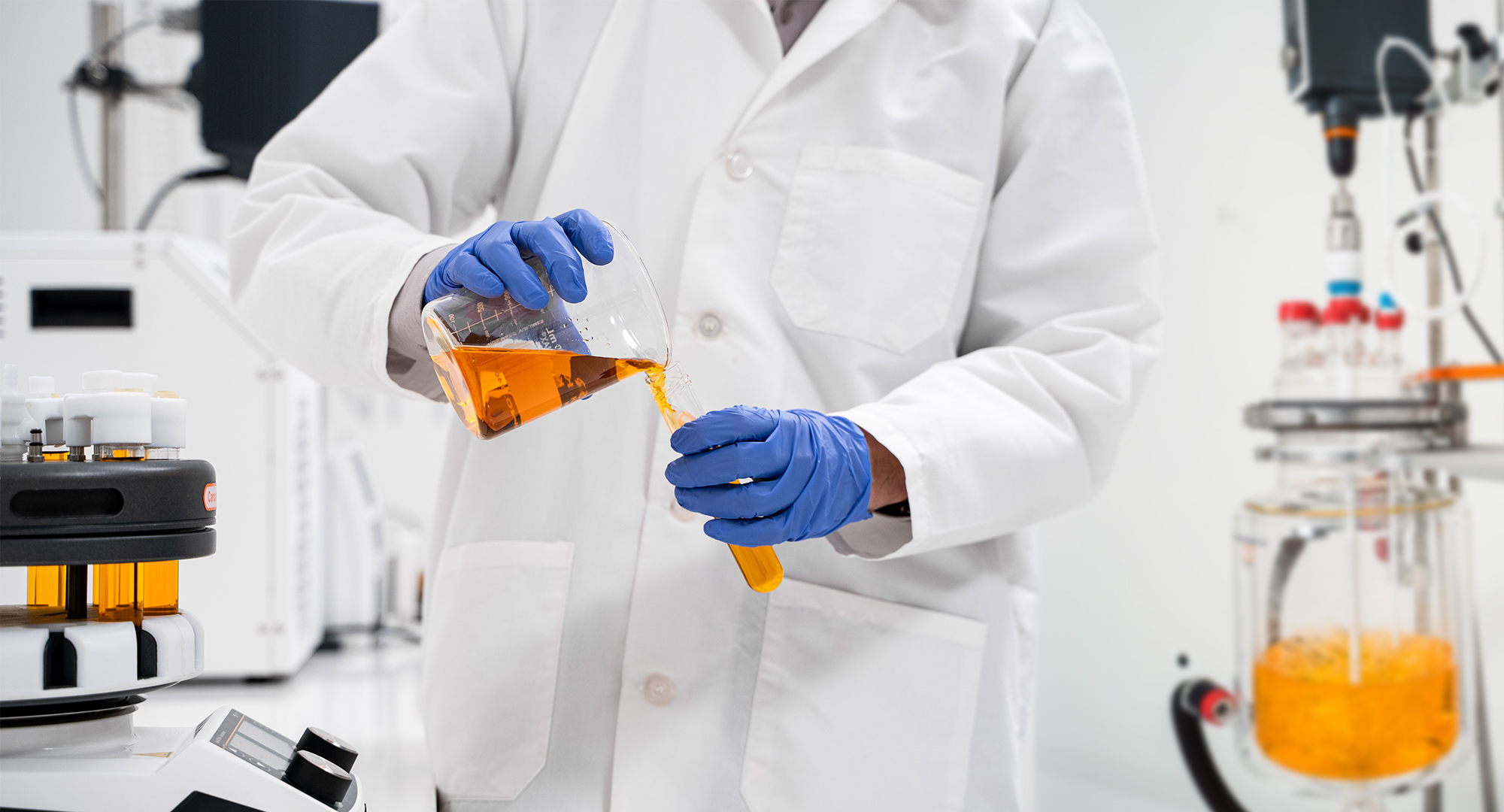 In Vitro Transcription (IVT) in Jacketed Glass Reactors