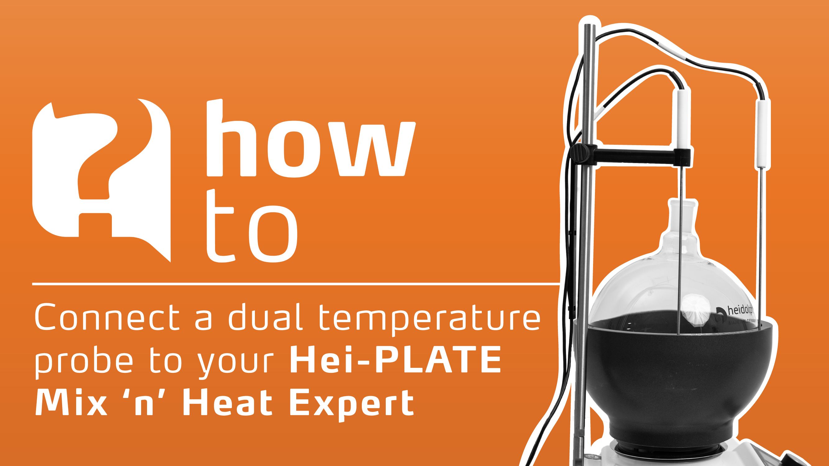 How to connect the dual temperature probe